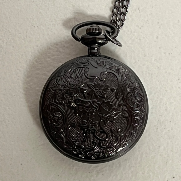 Spiderman Pocket Watch Black Peter Parker Spidey Spider man - Picture 4 of 6